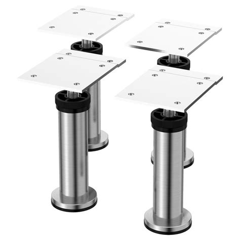 stainless steel cabinet legs adjustable|ikea stainless steel cabinet legs.